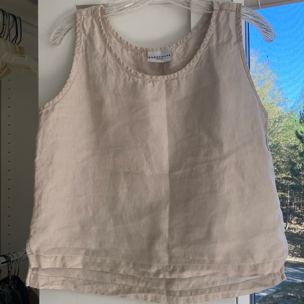 Parachute linen tank